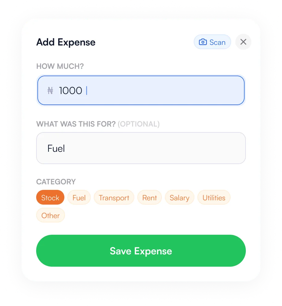 Track Expenses